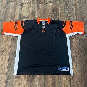 NWT NFL Pro Line Cincinnati Bengals Men’s Jersey 2XL Football Black Orange